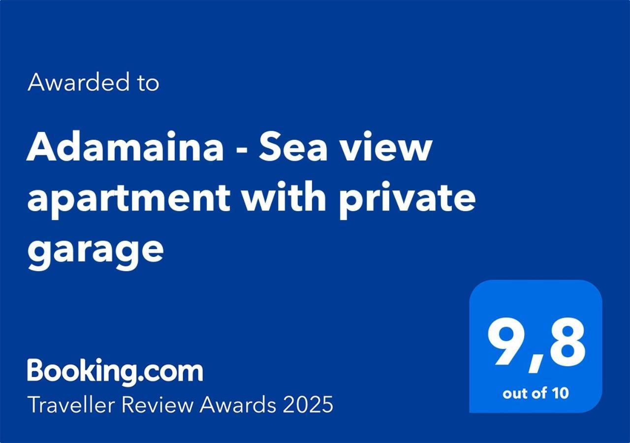 Adamaina - Sea View Apartment With Private Garage Sestri Levante Exteriör bild